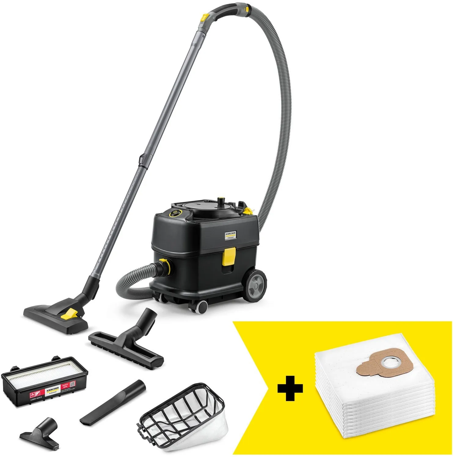 Пылесос сухой уборки Karcher T 10/1 Adv HEPA Go!Further 1.527-310.0