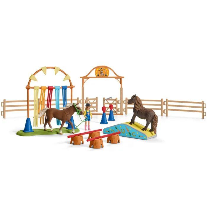 Набор Schleich Спортивная тренировка для пони 42481