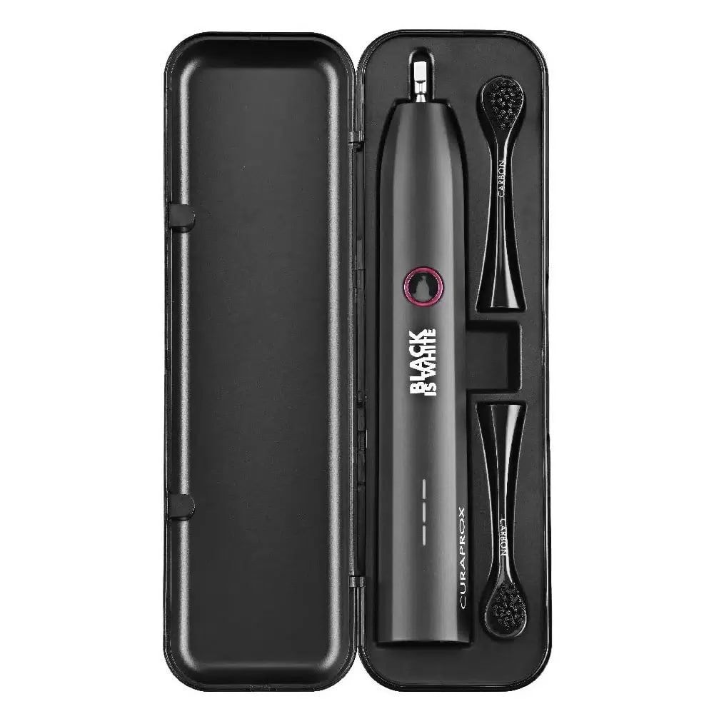 Звуковая зубная щетка Hydrosonic Black is White в наборе