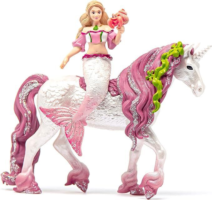 Мир эльфов Schleich - Русалка Фей на подводном единороге 70593