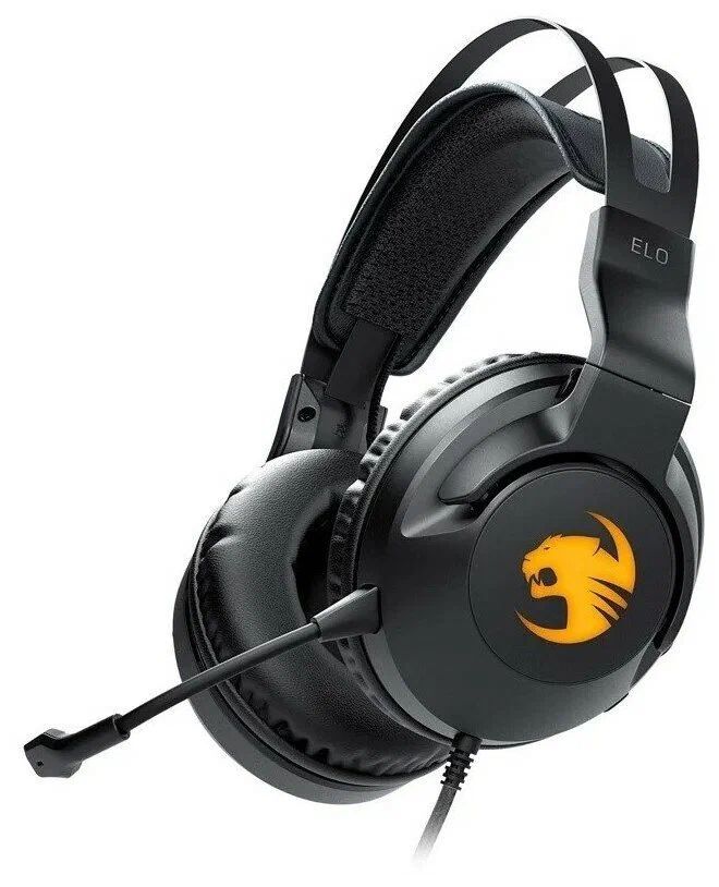 Игровые наушники проводные с микрофоном ROCCAT Elo 7.1, черный