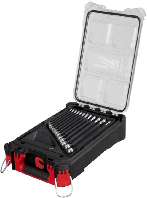 Набор комбинированных ключей Milwaukee PACKOUT 15 шт. органайзер Packout