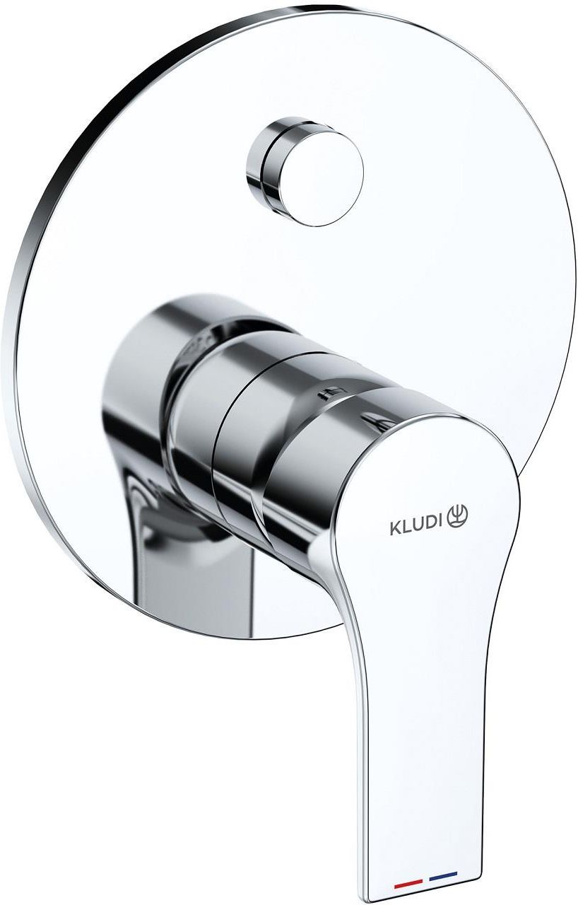 Смеситель для ванны и душа Kludi Zenta SL 487590565, скрытого монтажа, хром