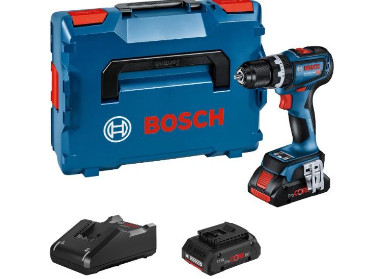 Аккумуляторная ударная дрель Bosch GSB 18V-90 C Professional (06019K6104)
