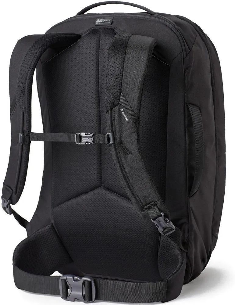 Рюкзак Gregory Border Carry On 40 Total Black, чёрный