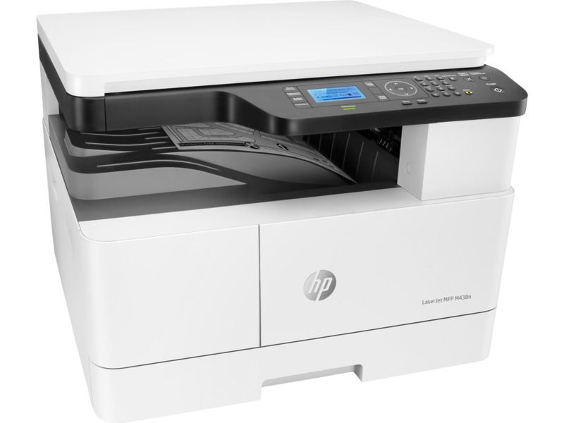 МФУ лазерное HP LaserJet M438n, ч/б, A3, белый/черный