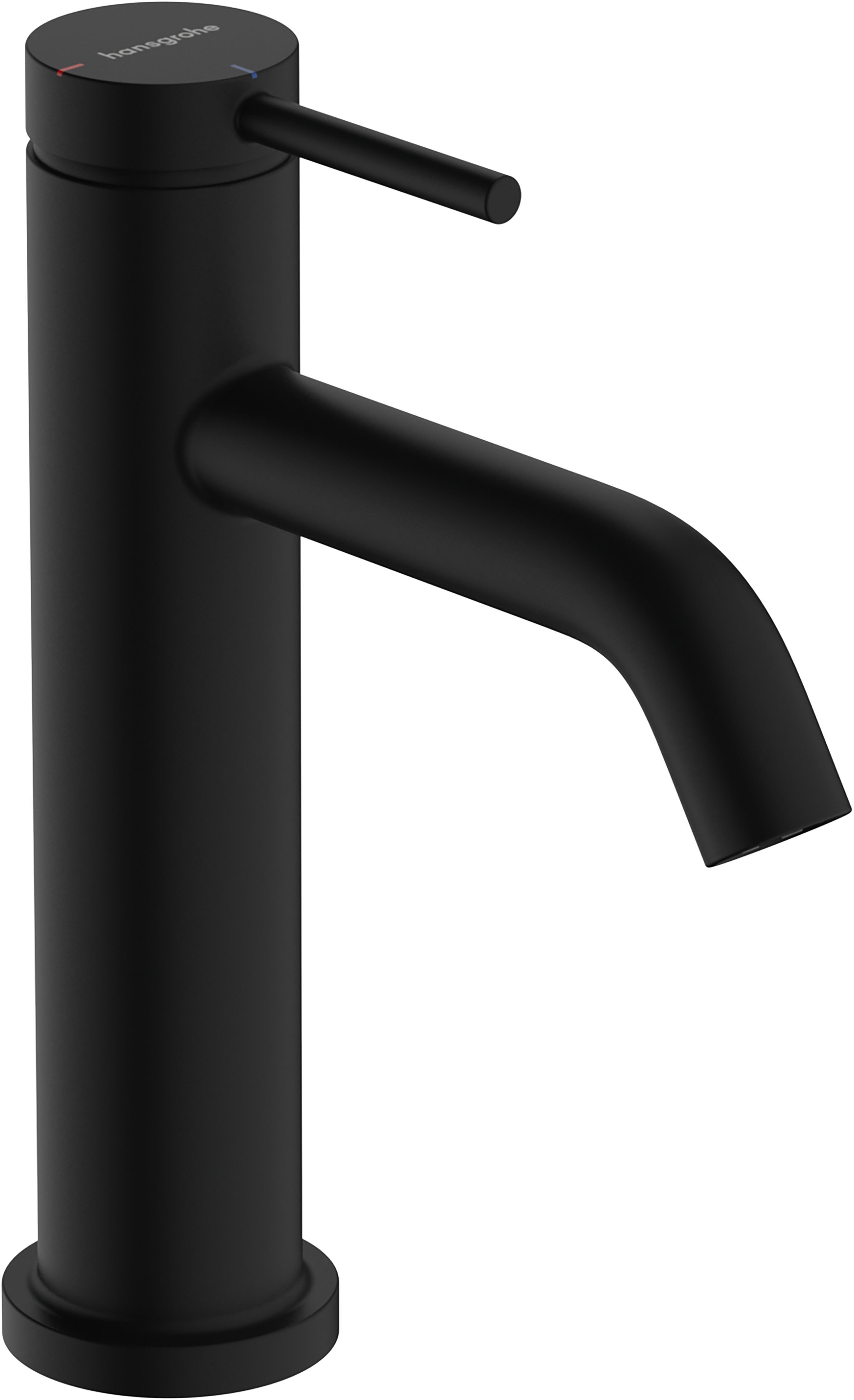 Смеситель для раковины Hansgrohe Tecturis S 110 Coolstart 73314670 черный матовый
