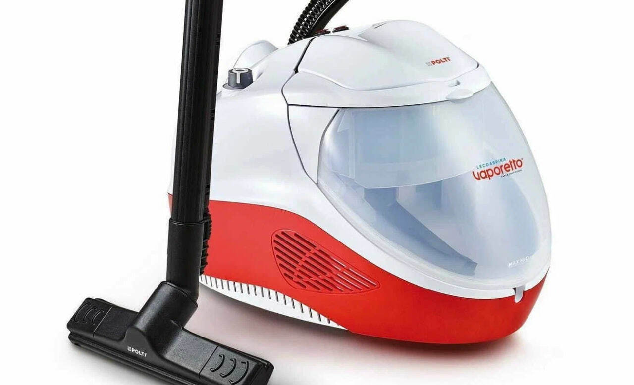 Пароочиститель Polti VAPORETTO HANDY 20, белый, красный, чёрный