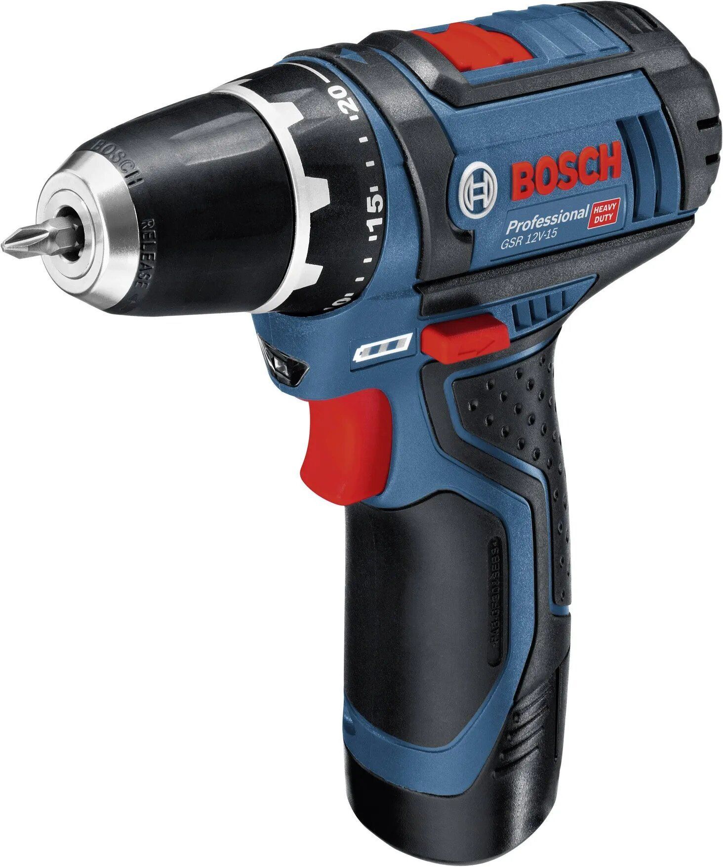 Аккумуляторный шуруповерт Bosch GSR 12V-15 Professional 0615990G6L