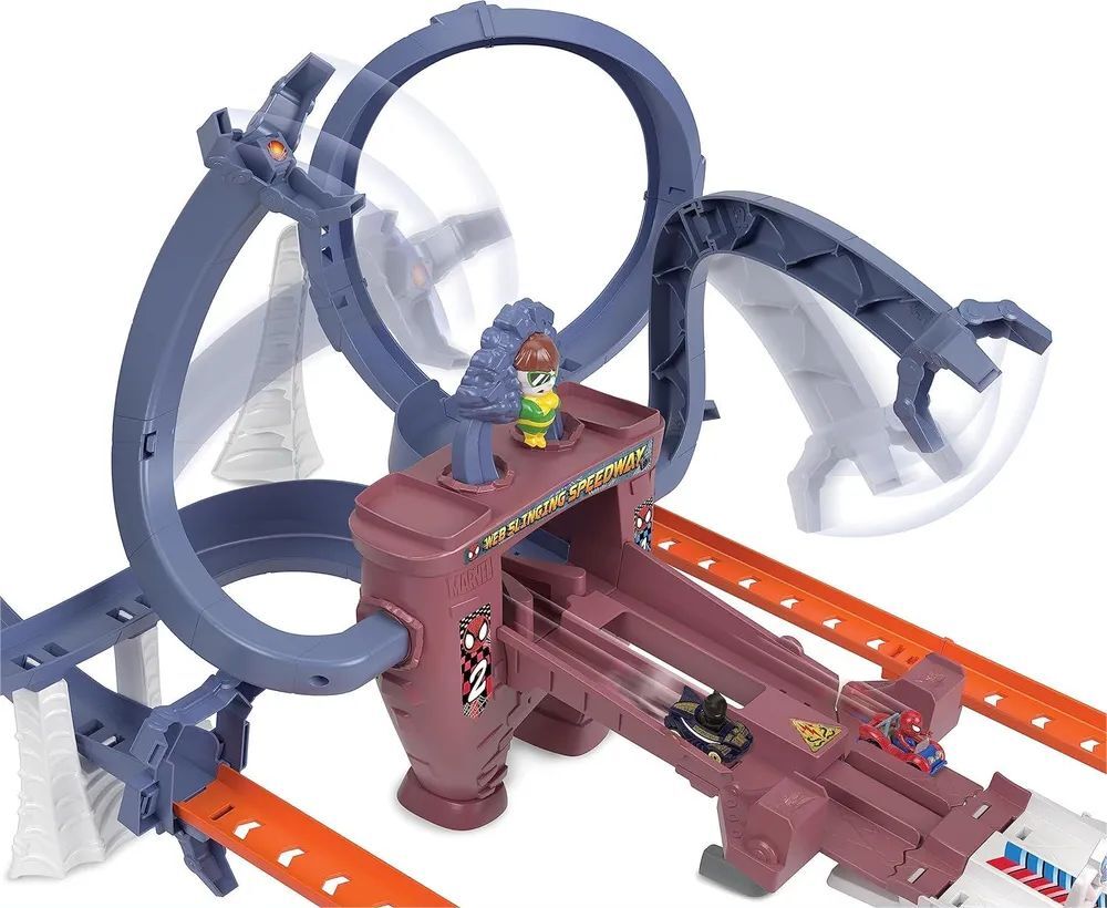 Набор треков для двух машин Hot Wheels RacerVerse Marvel HPL34