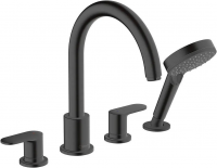 Смеситель Hansgrohe Vernis Blend 4 отверстия черный матовый 71456670