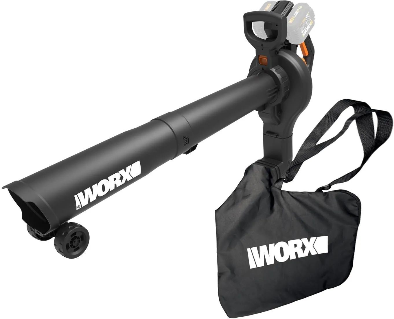 Аккумуляторная воздуходувка и пылесос для листьев Worx WG583E.9