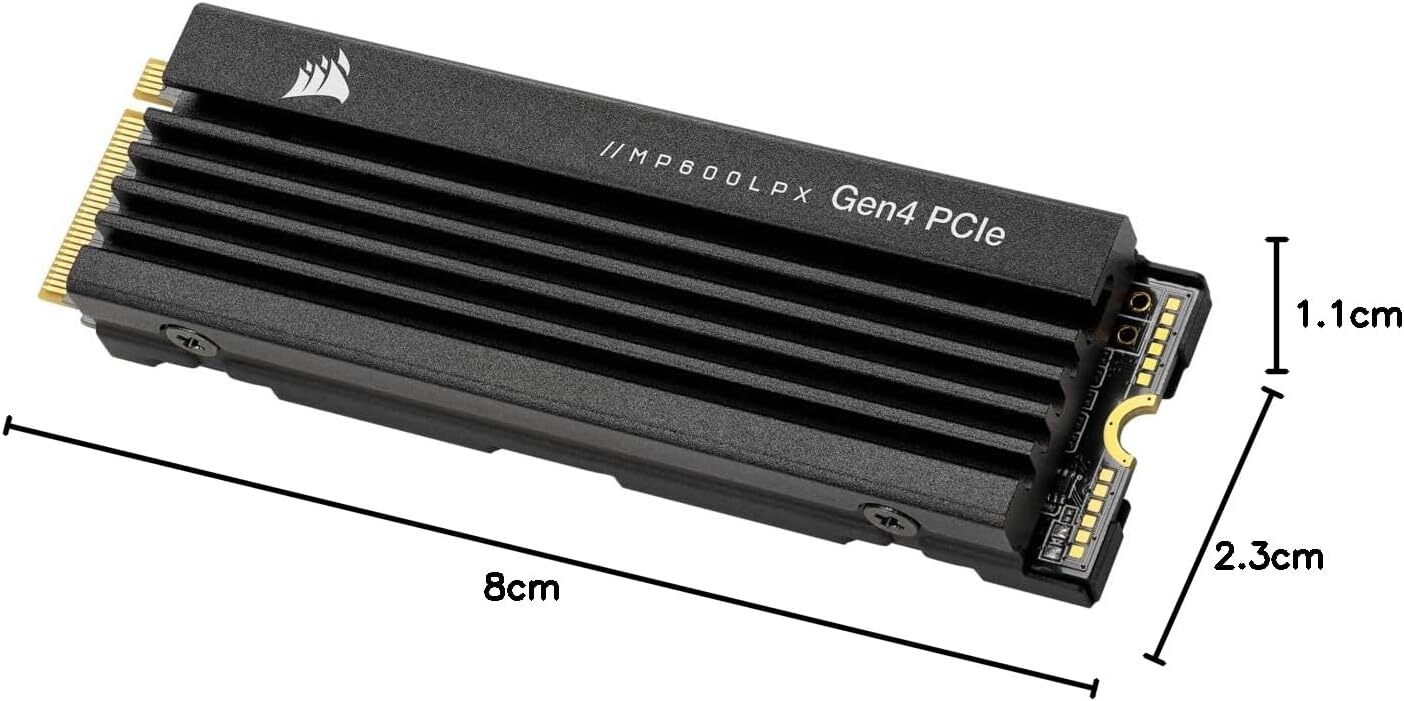 Твердотельный накопитель Corsair MP600 PRO LPX 1TB M.2 (CSSDF1000GBMP600PLP)