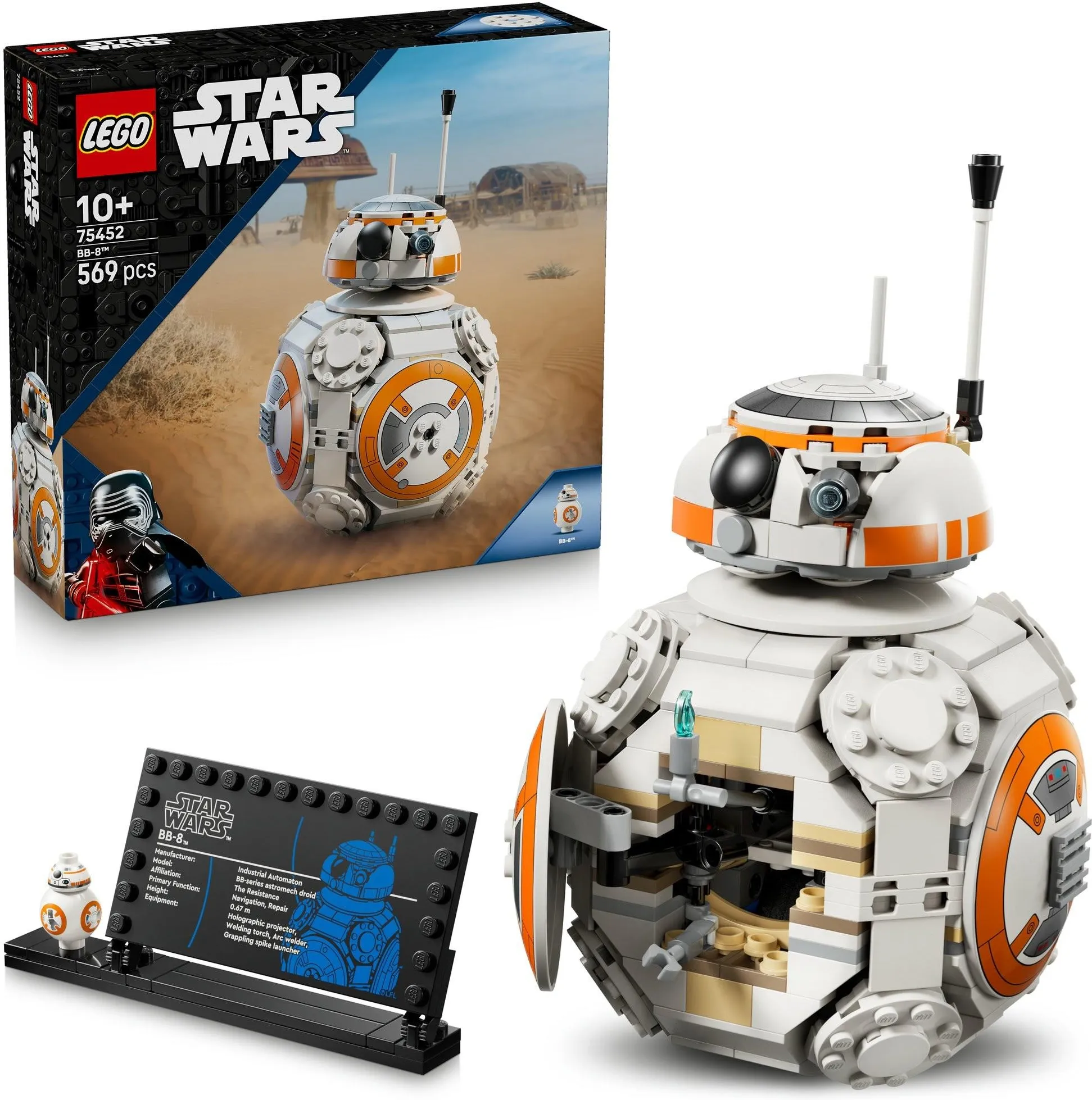 Конструктор LEGO Star Wars 75452 Дроид-астромеханик BB-8