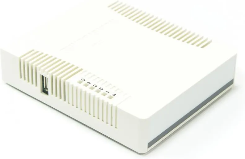 Маршрутизатор MikroTik RB951Ui-2HnD, Wi-Fi 2,4 ГГц, 5×Fast Ethernet, PoE-in