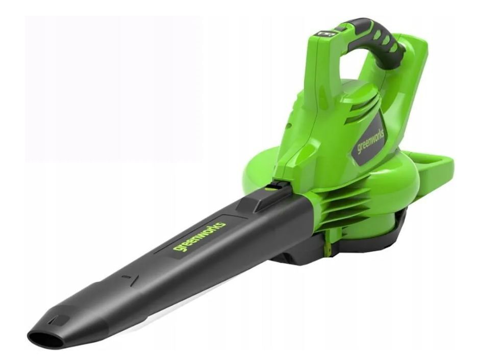 Аккумуляторный садовый пылесос Greenworks 24V GD24X2BV BRUSHLESS (без аккумулятора и зарядного устройства)
