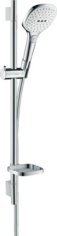 Душевой набор Hansgrohe Raindance Select E 120 EcoSmart / Unica S Puro 65 см, хром/белый 26622400