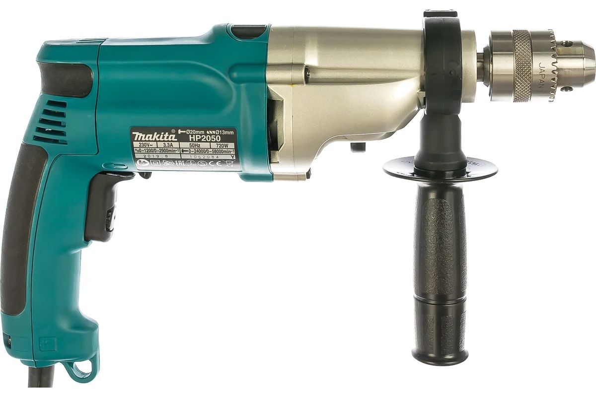Проводная ударная дрель Makita HP2050H
