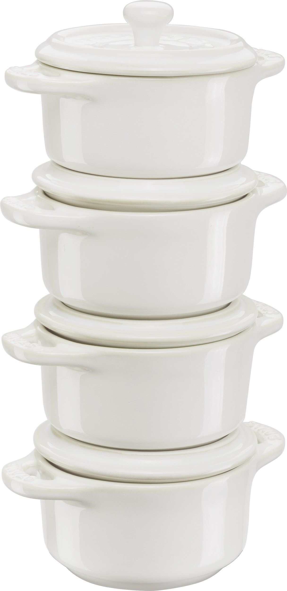 Кокот Staub 4 шт (405081610) слоновая кость