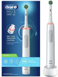 Электрическая зубная щётка Oral-B Pro 3 3000, с зарядной станцией