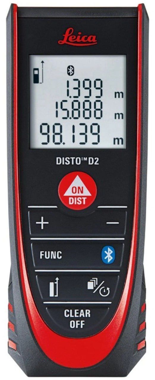 Лазерный дальномер Leica Geosystems DISTO D2 NEW 100 м черный