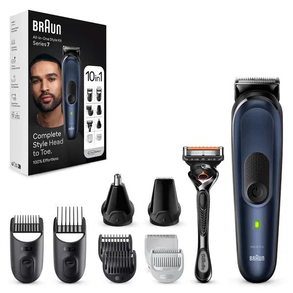 Триммер Braun MGK7410 10в1 синий