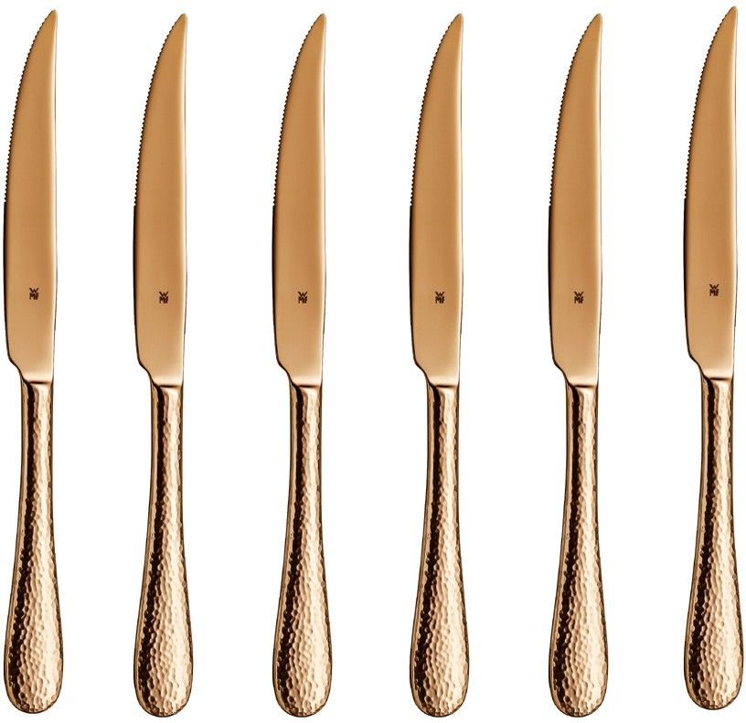 Набор ножей для стейка WMF Sitello Copper 5950786749 6пр., медный