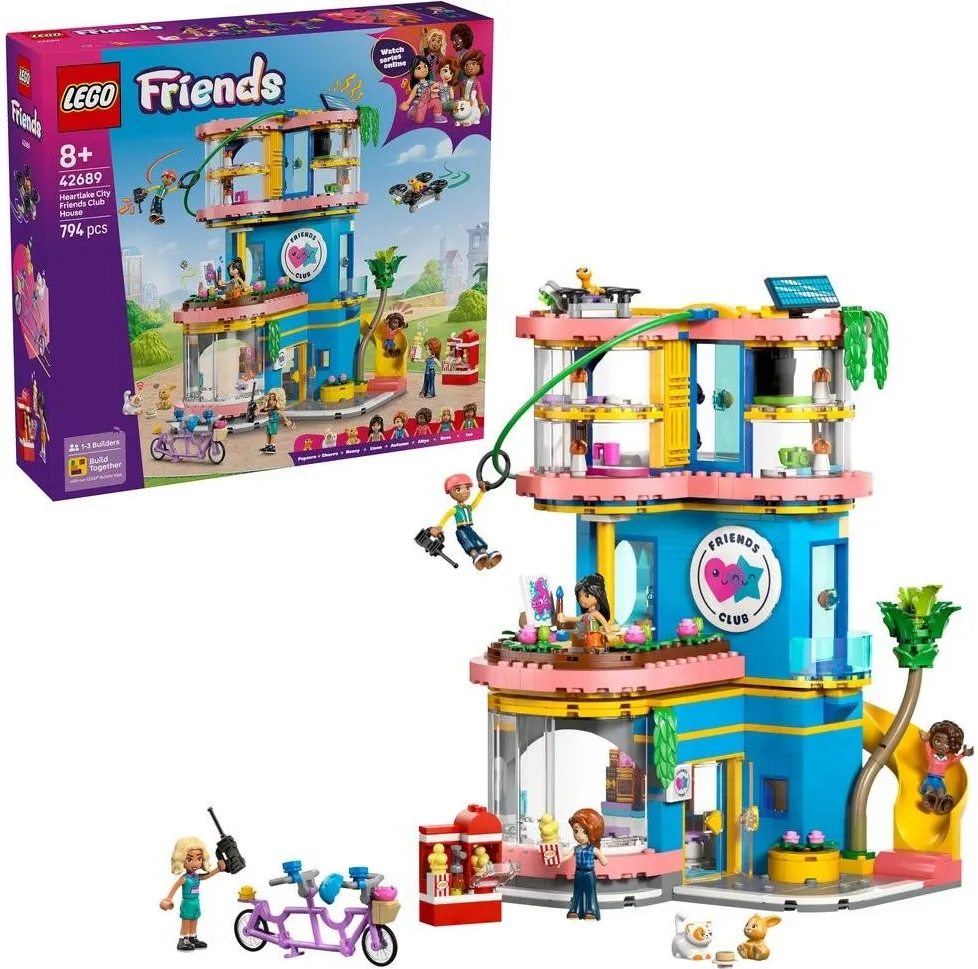 Конструктор LEGO Friends 42689 Домик клуба друзей в Хартлейк