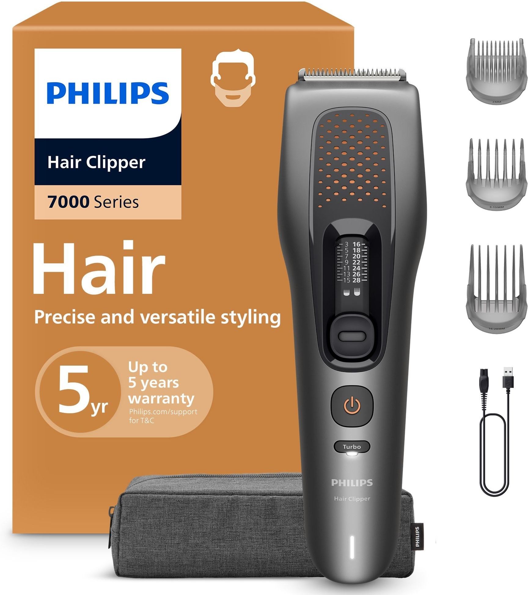 Машинка для стрижки волос Philips Series 7000 HC7721/15