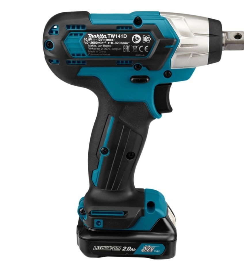 Ударный гайковёрт Makita TW141DSAE 12V с АКБ 2x2,0 Ah и ЗУ