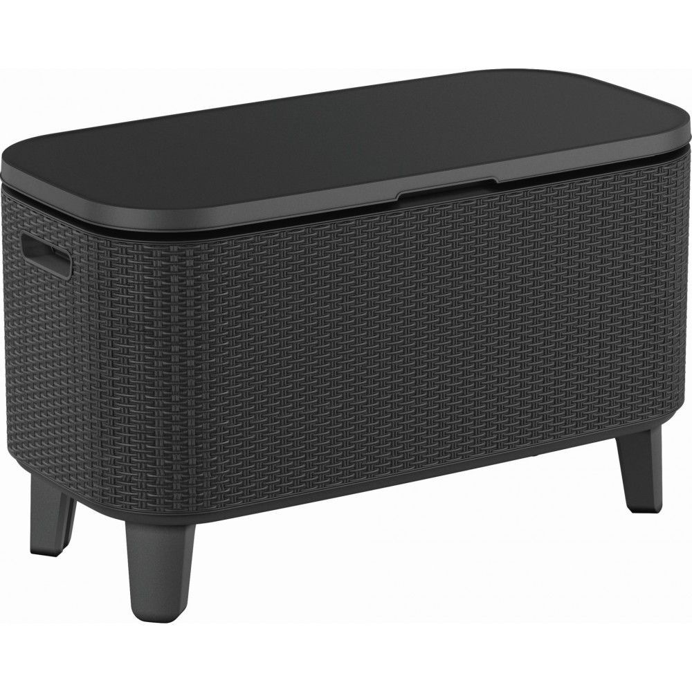 Садовый бар Keter Bevy Bar, 83,5x40x50-74 см, раттан графит (17209510)