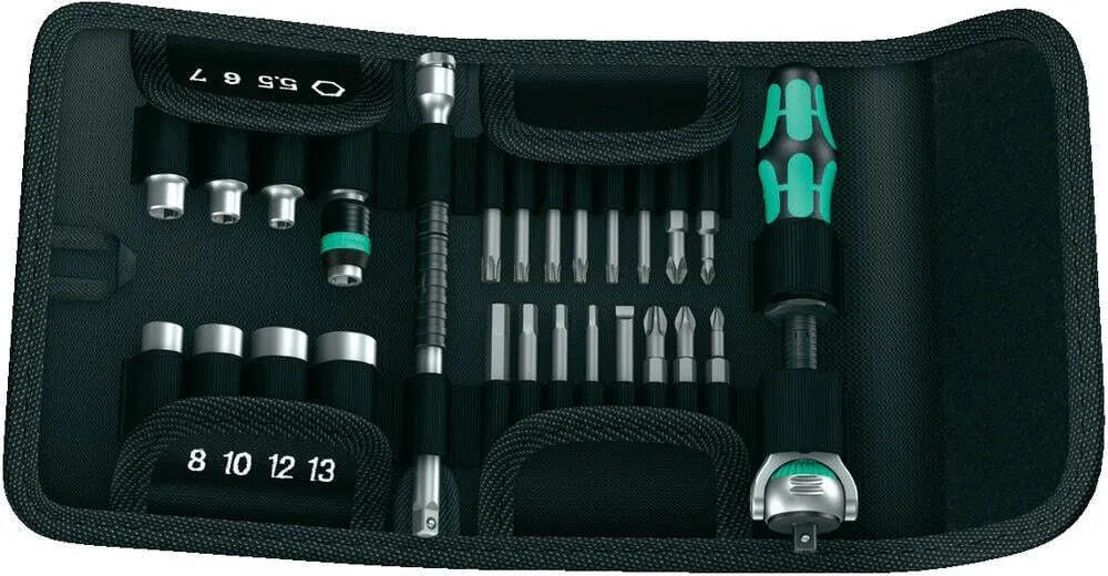 Wera набор храповик zyklop + Насадки и аксессуары 26cz. Kraftform компактный zyklop 5051045001