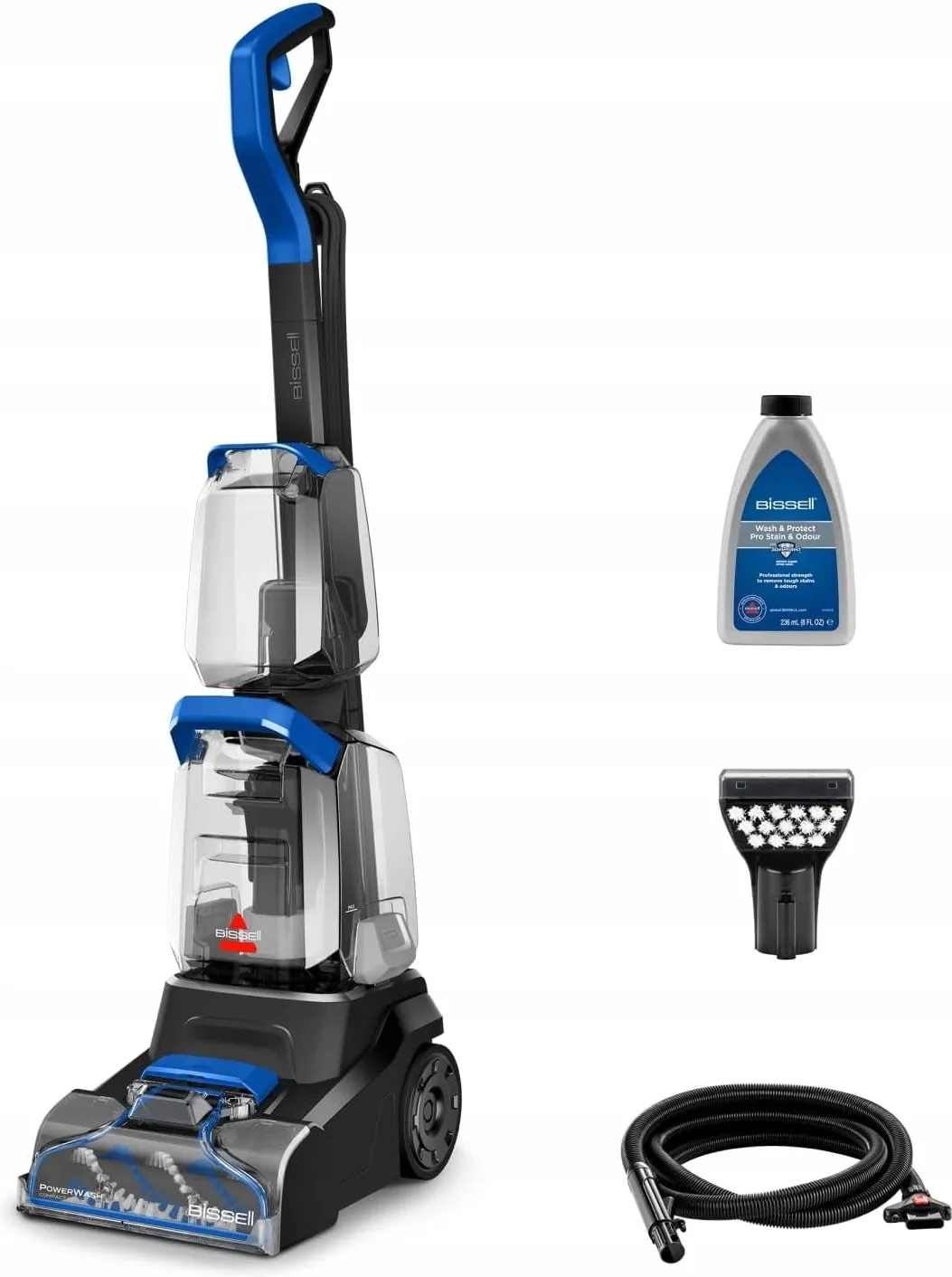 Вертикальный моющий пылесос BISSELL PowerWash Compact Pet 4058N