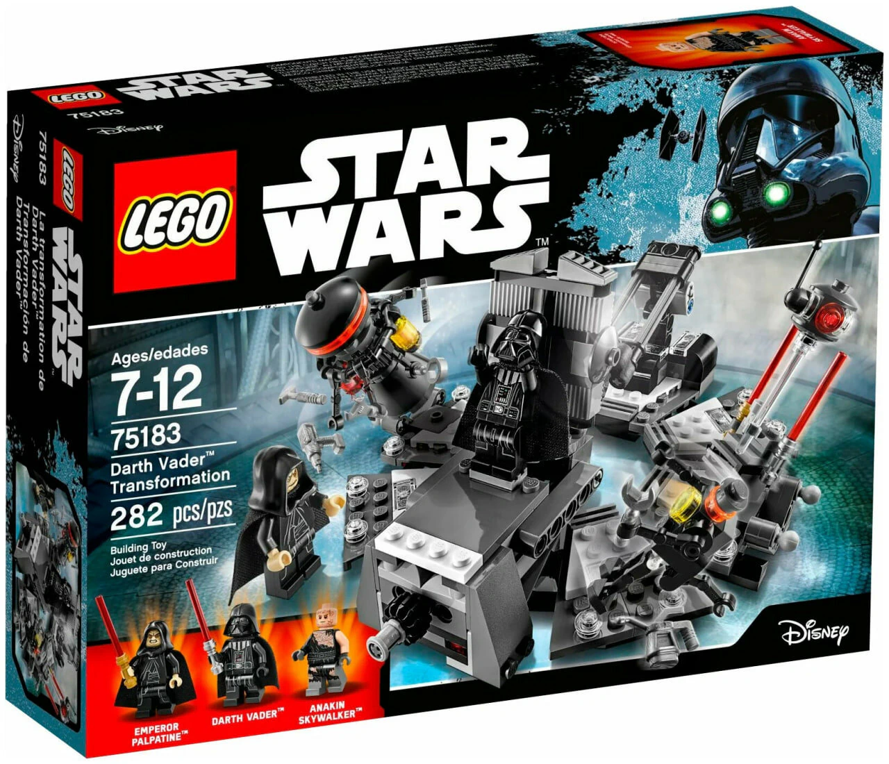 Конструктор LEGO Звёздные войны Превращение в Дарта Вейдера 75183