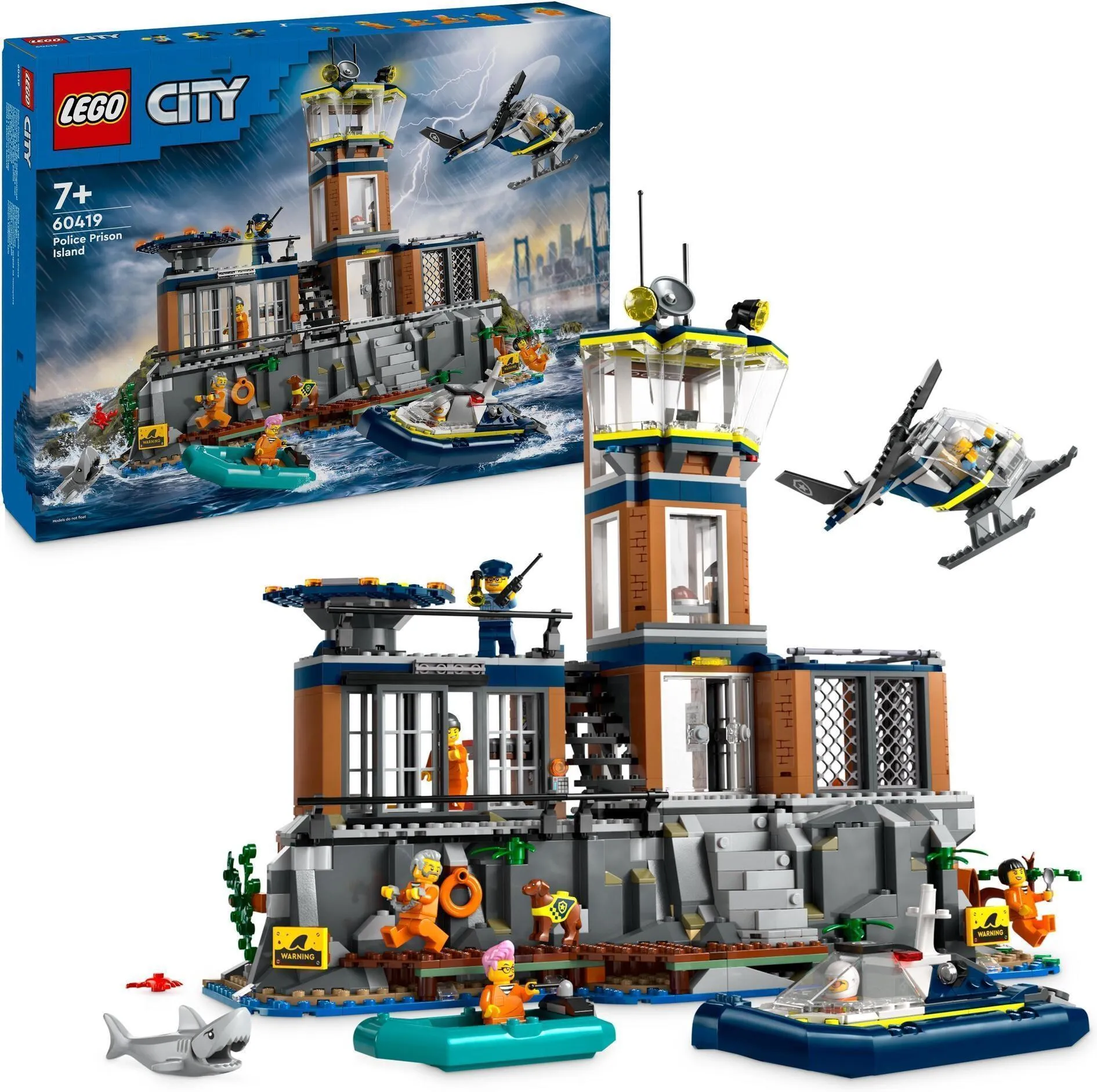Конструктор LEGO City 60419 Полиция Острова Тюрьмы