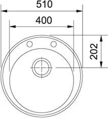 Кухонная раковина Franke ROG 610-41 114.0331.004, каменный серый