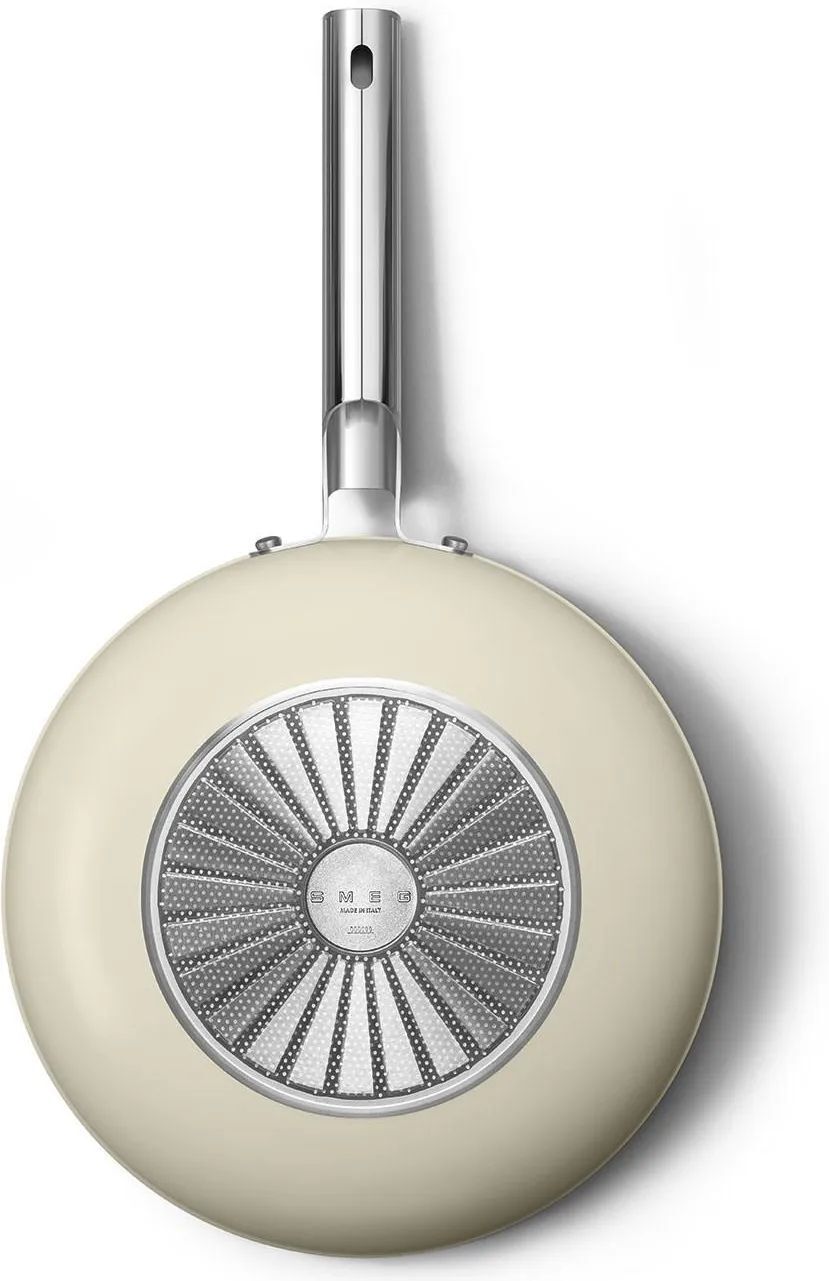 Сковорода SMEG 50's Style 30cm CKFW3001CRM кремовая