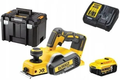 Аккумуляторный рубанок DeWalt DCP580P1, с 1 АКБ и ЗУ