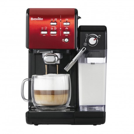 Рожковая кофеварка Breville Prima Latte II VCF109X, красная