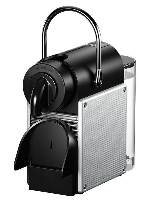 Кофемашина капсульная De'Longhi Nespresso Pixie EN 124, серебристый