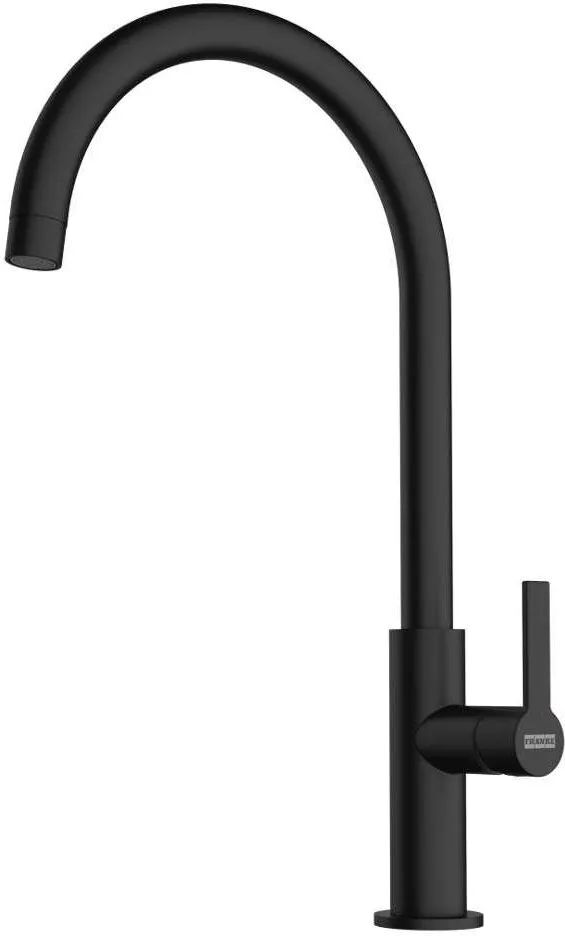 Кухонный кран Franke Maris Slim FS 115.0728.386, матовый черный