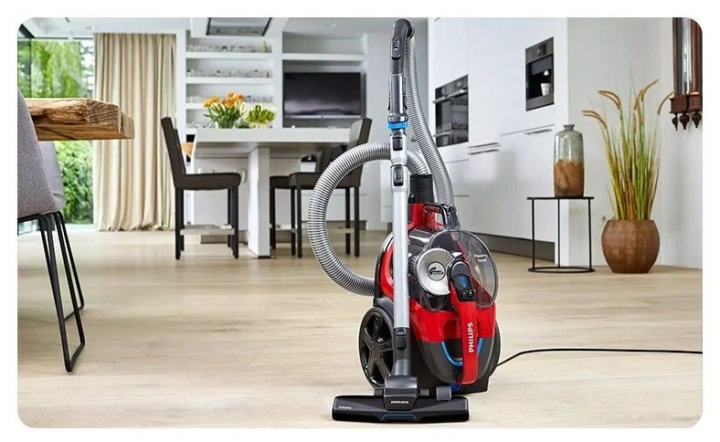 Пылесос Philips FC9729, красный/черный