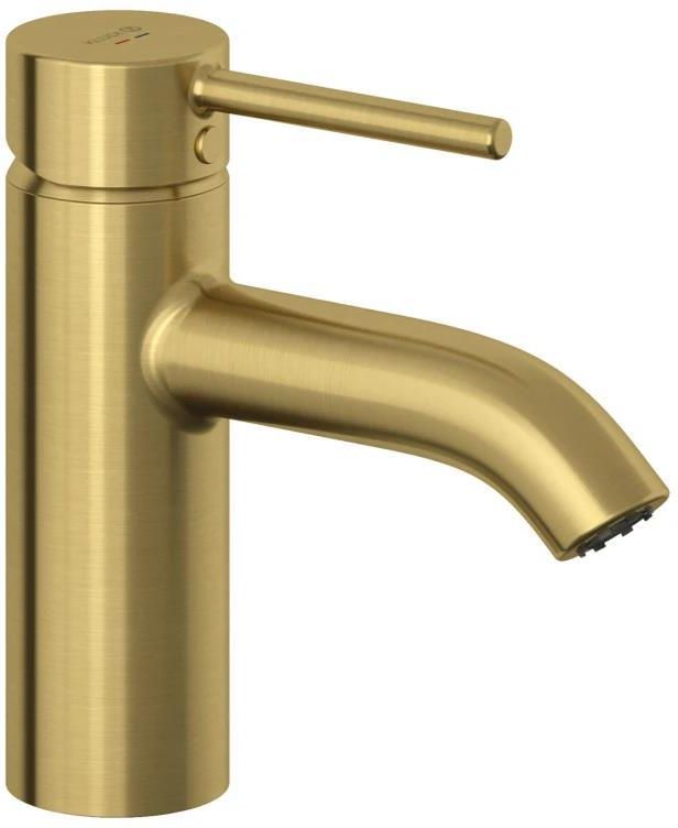 Смеситель для раковины Kludi Bozz 38272N076, матовое золото