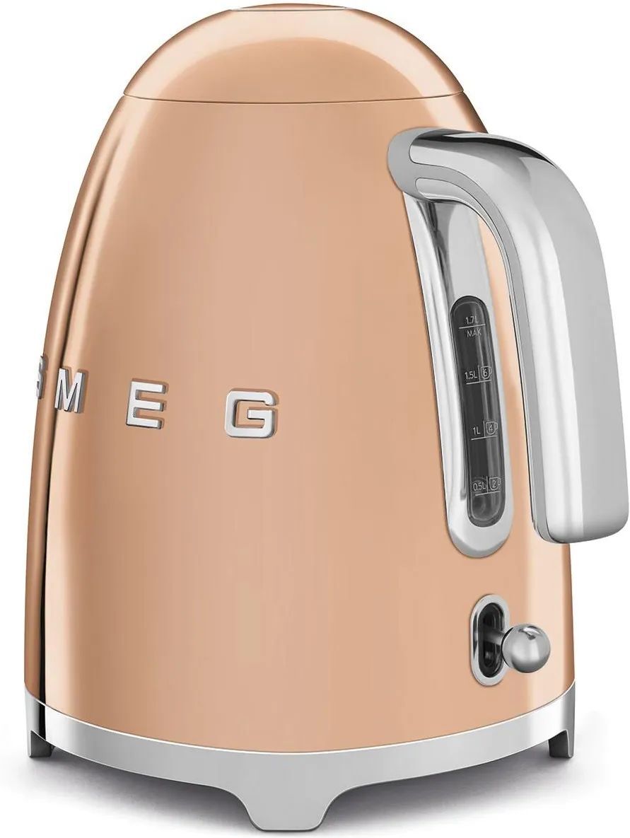 Чайник Smeg KLF03RGEU розовое золото