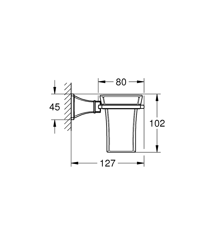 Стакан Grohe Grandera 40626 000