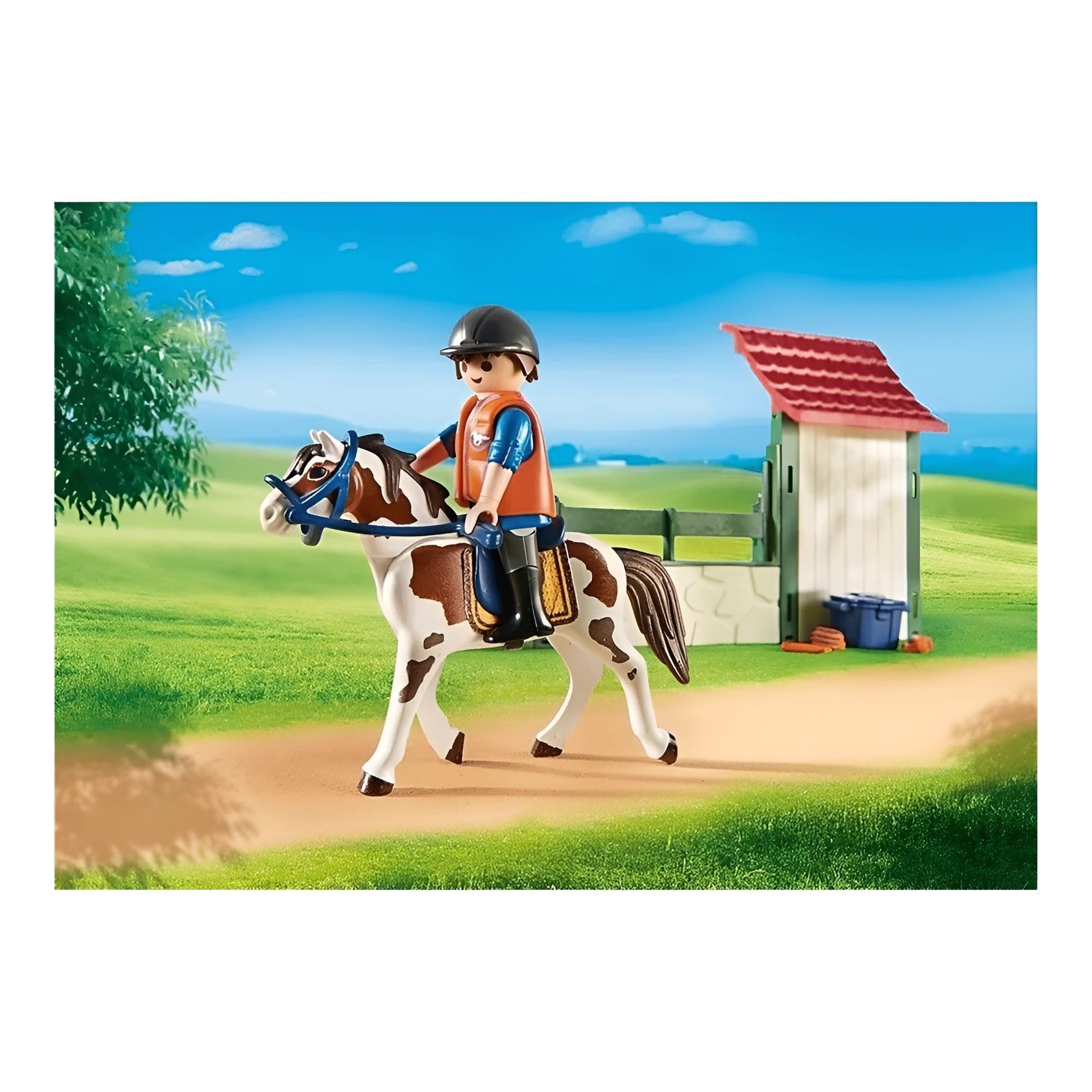 Конструктор Playmobil 6929 Деревенская мойка для лошадей