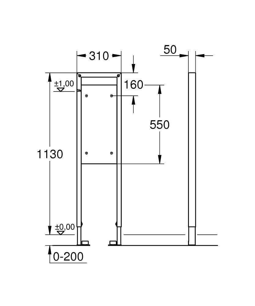 Крепежный элемент Grohe Rapid SL 38559001
