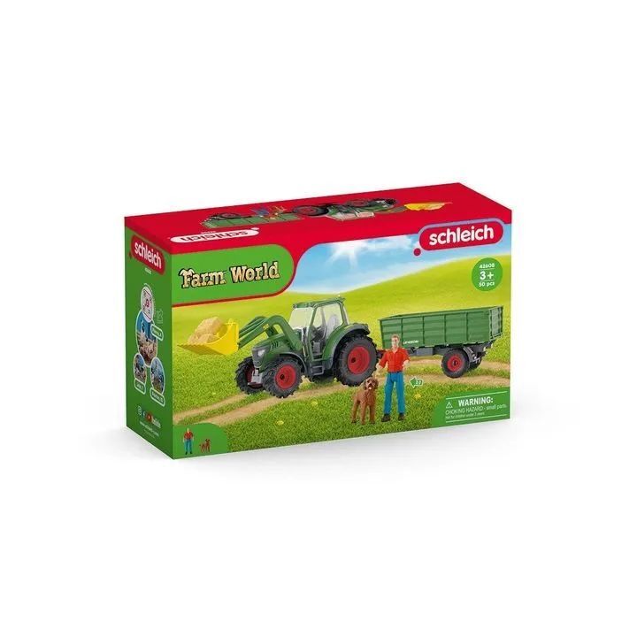 Набор Schleich FARM WORLD - Трактор с прицепом 42608