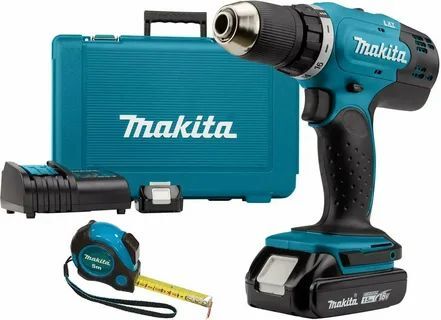 Ударная дрель Makita DDF453SFE 18V с АКБ 2x3,0 Ah и ЗУ