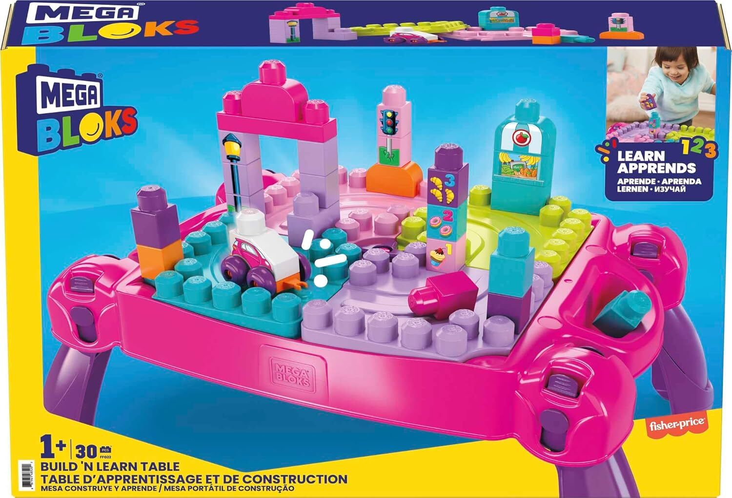 MEGA BLOKS FFG22 Стол для конструирования "Мой первый конструктор"